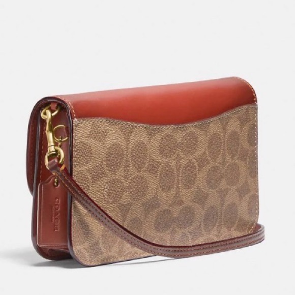 Coach Women's Hayden Crossbody in Signature Canvas Tan NWOT - Picture 5 of 14